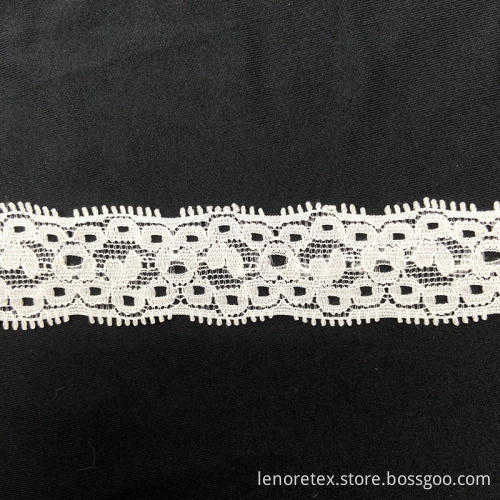 Nylon Knit 3cm Trim Ribbons Lace Border Fabric